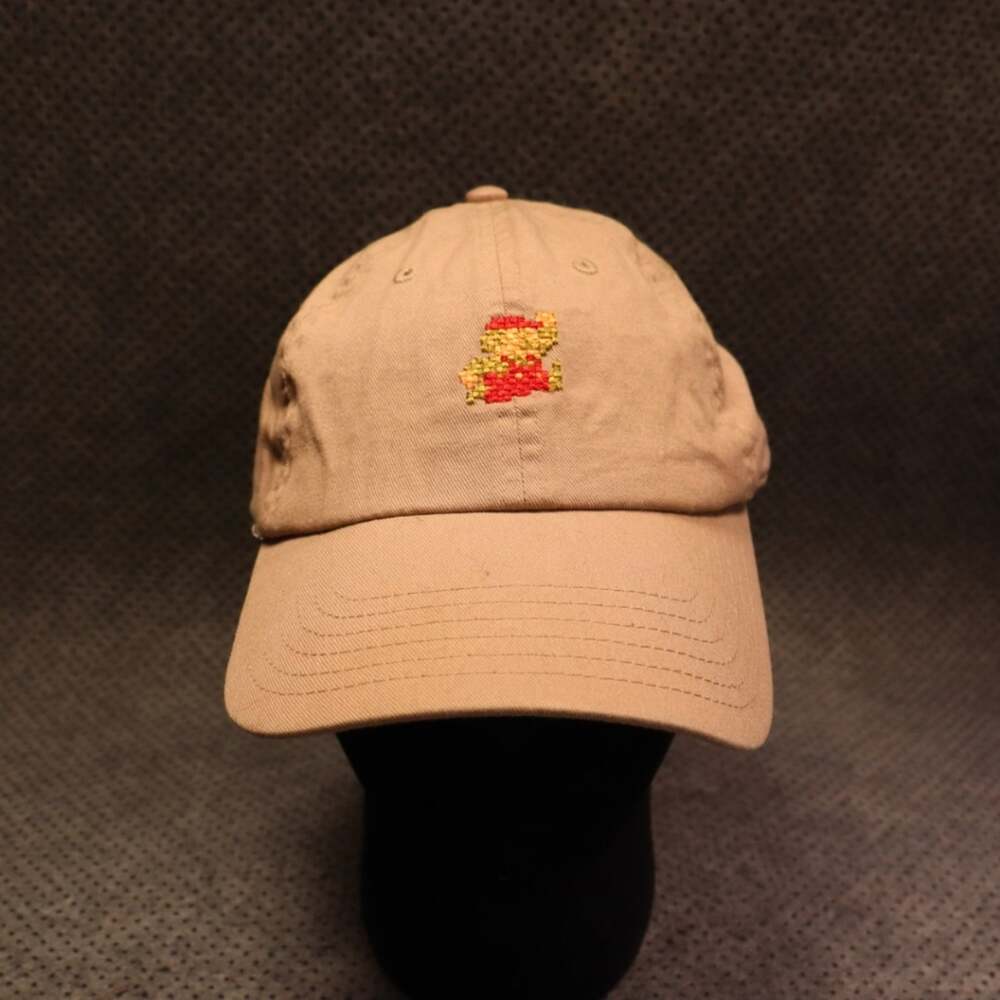 Nintendo Super Mario Bros Tan Hat One Size Mens